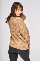 Vlnený sveter, tmavobéžový 2 | Ženy | benatki.com
