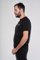 Bavlnené tričko s potlačou, čierne 2 | Muži | benatki.com