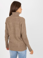 Rolákový sveter, tmavobéžový 2 | Ženy | benatki.com