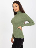 Rolákový sveter, khaki 2 | Ženy | benatki.com
