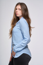 Bavlnená košeľa s dlhým rukávom svetlomodrá 4 | Košele, blúzky | benatki.com
