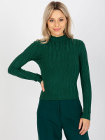 Viskózový sveter, tmavozelený 1 | Ženy | benatki.com