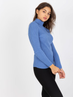 Rolákový sveter, modrý 1 | Ženy | benatki.com