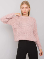 Vlnený sveter, svetloružový 1 | Ženy | benatki.com