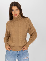 Rolákový sveter, béžový 1 | Ženy | benatki.com
