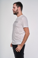 Bavlnené tričko s potlačou, biele 1 | Muži | benatki.com