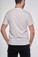 Bavlnené tričko s potlačou, biele 2 | Muži | benatki.com