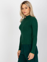 Viskózový sveter, tmavozelený 4 | Ženy | benatki.com