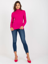 Rolákový sveter, fuchsia ružový 4 | Ženy | benatki.com